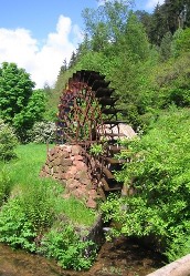 repariertes Wasserrad